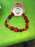 Armband mit Glasmarinchenkäfer