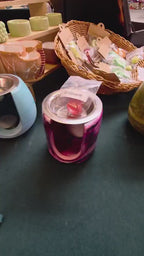 Duftlampe rosa-lila, handgefertigt