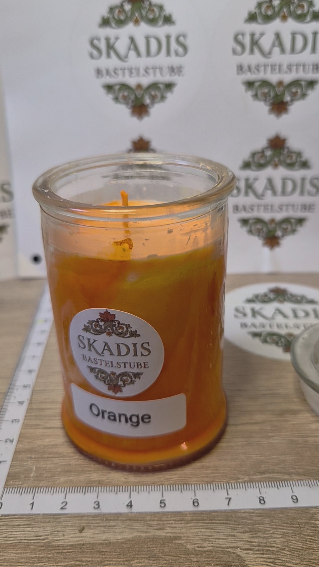 Duftkerze mit Orangenduft