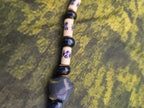 Armband mit Keramikperlen in blau