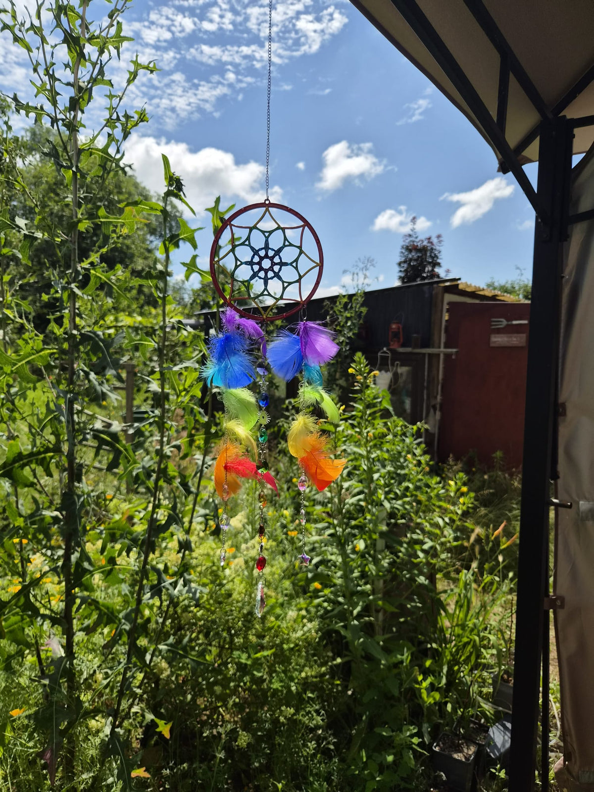 Sonnenfänger mit Chakra Farben