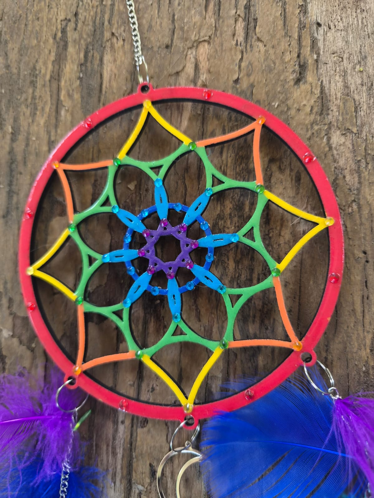 Sonnenfänger mit Chakra Farben