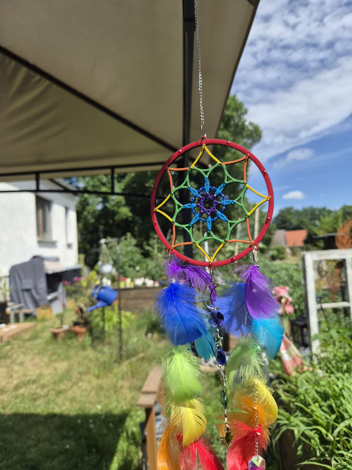 Sonnenfänger mit Chakra Farben