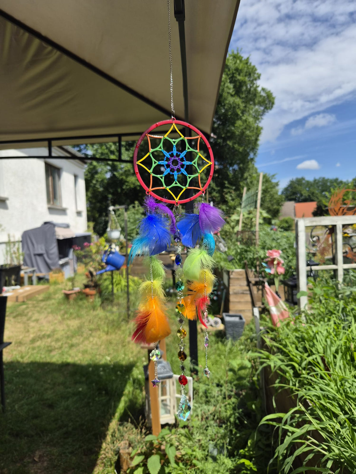 Sonnenfänger mit Chakra Farben
